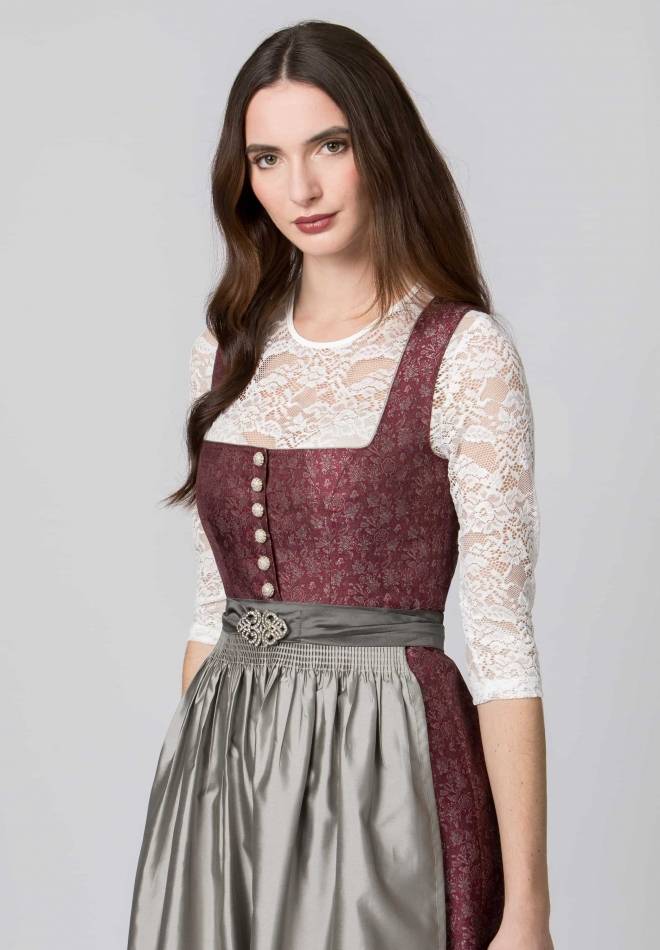 Stockerpoint Dirndl Leonora Bordeaux 32