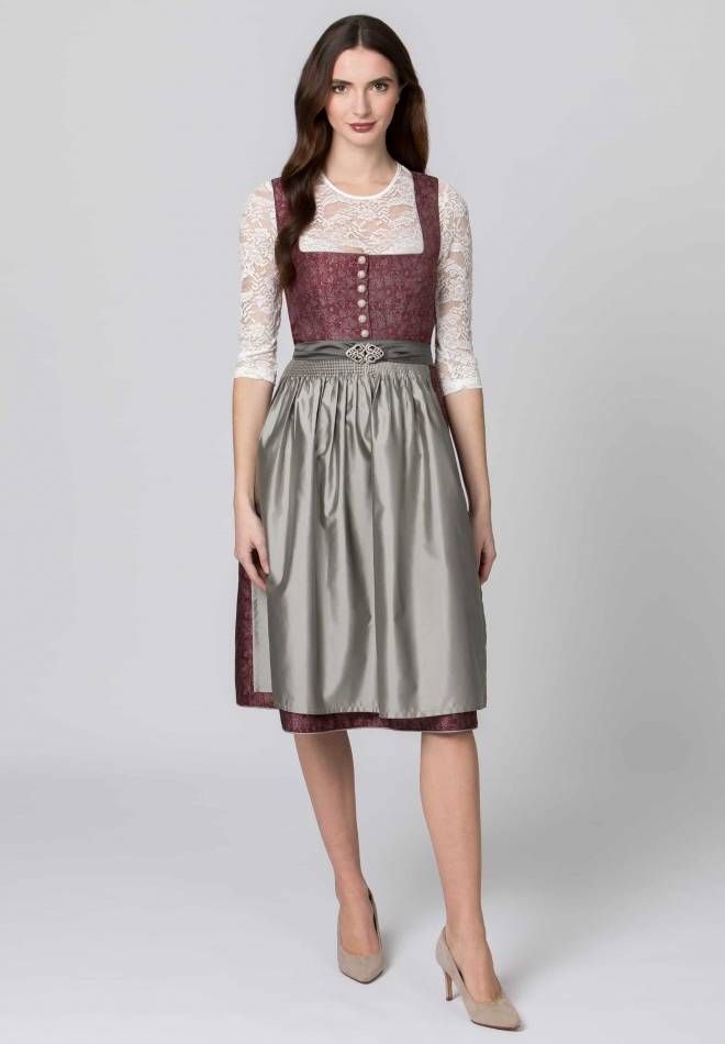 Stockerpoint Dirndl Leonora bordeaux 32