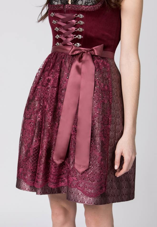 Stockerpoint Dirndl Loredana Rot 30