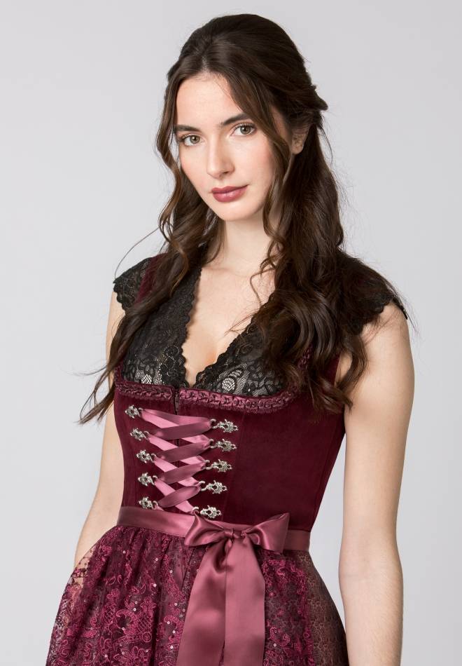 Stockerpoint Dirndl Loredana Rot 30