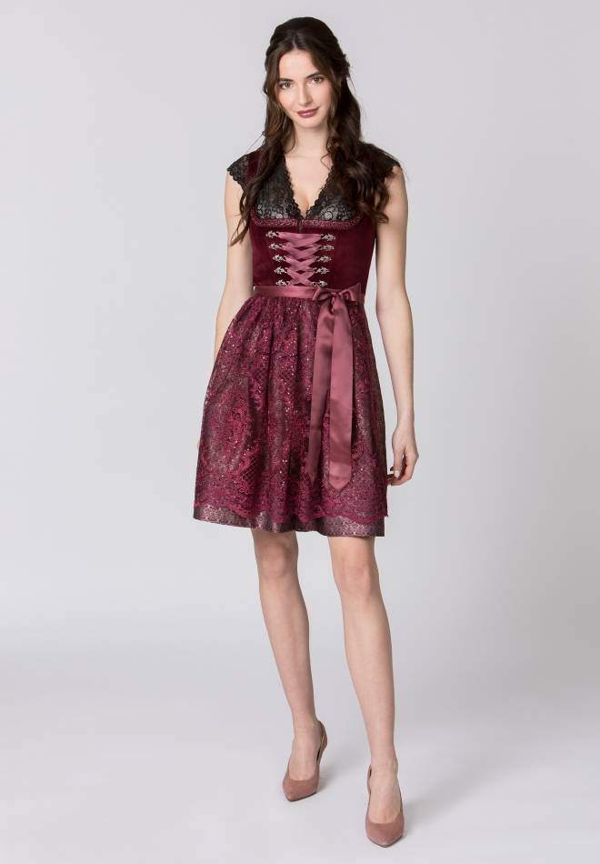 Stockerpoint Dirndl Loredana rot 30