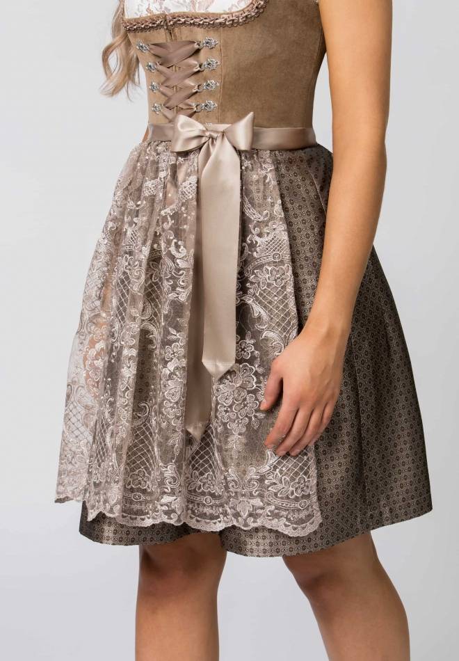 Stockerpoint Dirndl Loredana Taupe 30