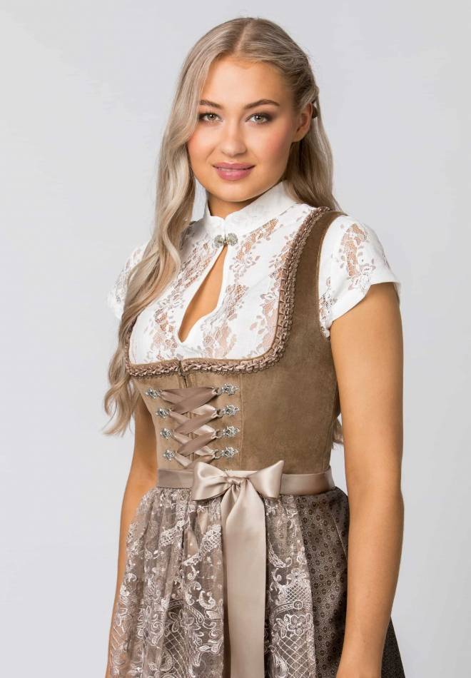 Stockerpoint Dirndl Loredana Taupe 30