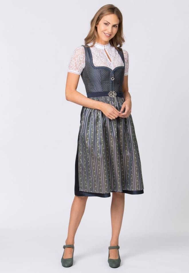 Stockerpoint Dirndl Mallaury blau 36