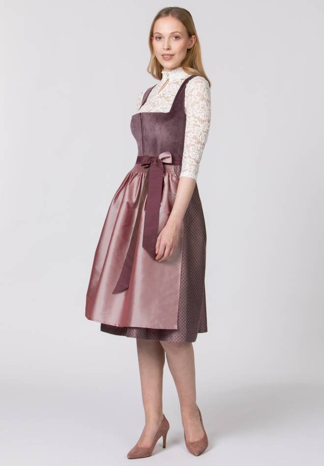 Stockerpoint Dirndl Malve aubergine 44