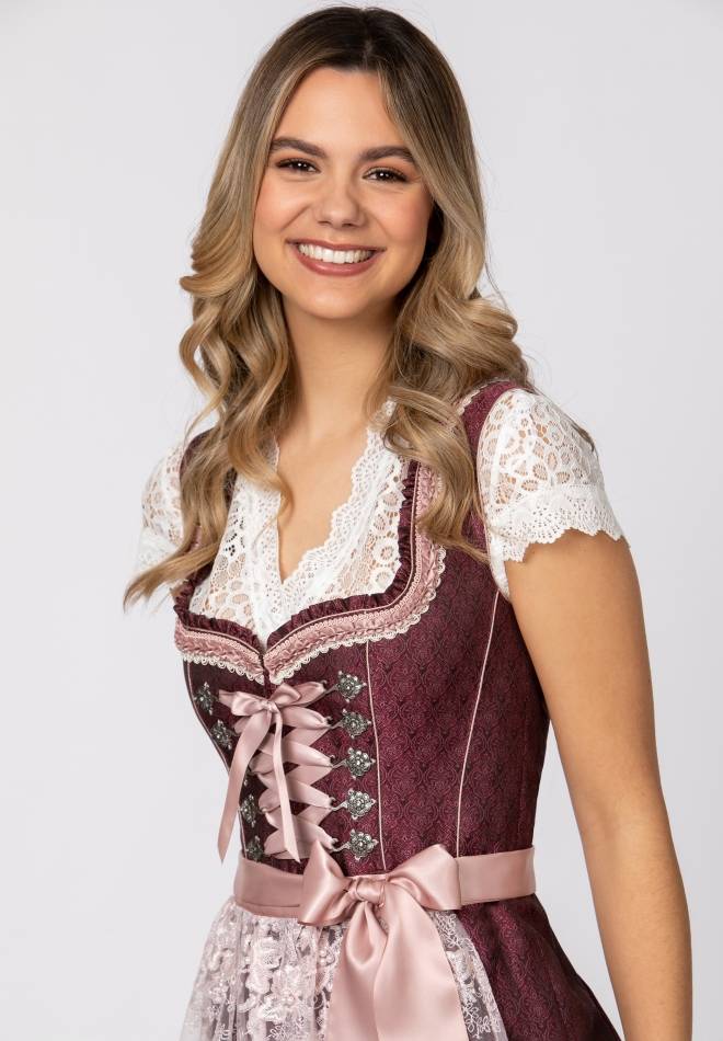 Stockerpoint Dirndl Rosalinde Bordeaux 30