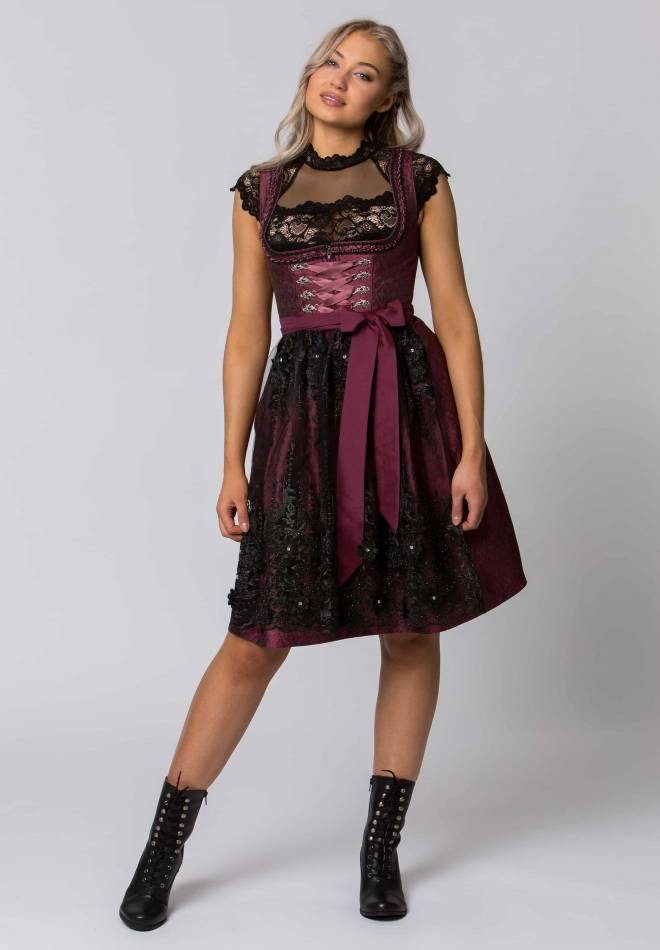Stockerpoint Dirndl Sanja bordeaux 32
