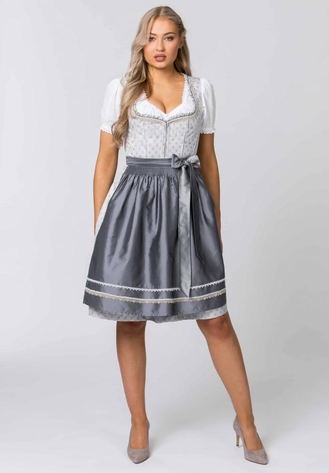Stockerpoint Dirndl Sonja hellgrau 32