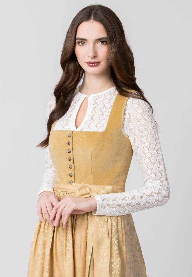 Stockerpoint Dirndl Viktoria Senf 32