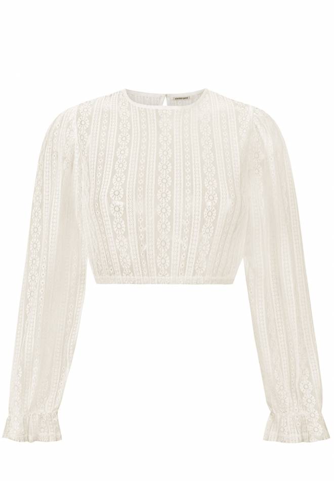 Stockerpoint Dirndlbluse Kalinka creme 34