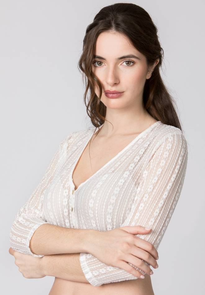 Stockerpoint Dirndlbluse Nelly Creme 36