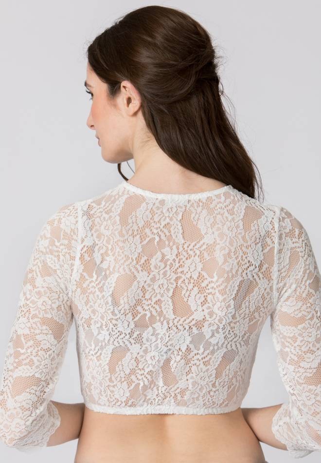 Stockerpoint Dirndlbluse Smilla Creme 34