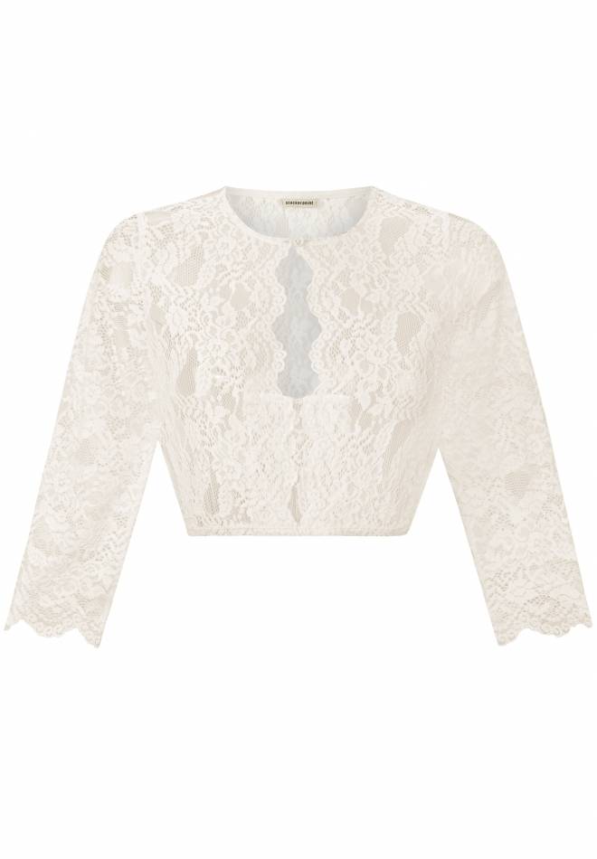 Stockerpoint Dirndlbluse Smilla creme 34