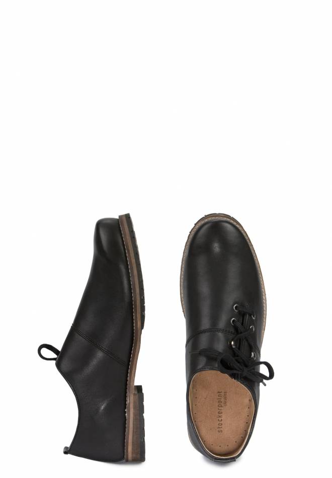 Stockerpoint Haferlschuh Edwin Schwarz Nappa 40