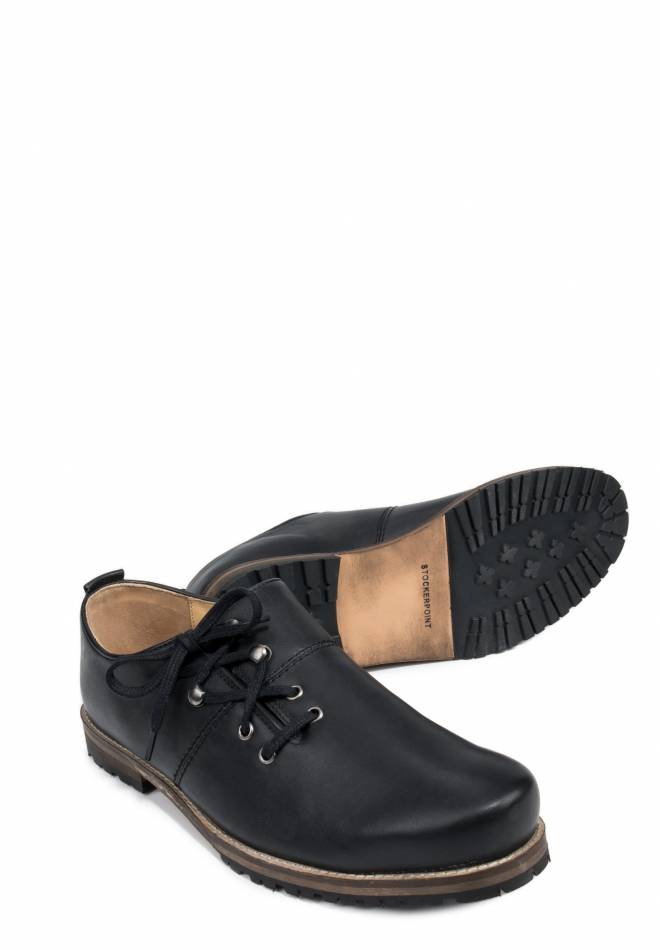 Stockerpoint Haferlschuh Edwin schwarz nappa 40