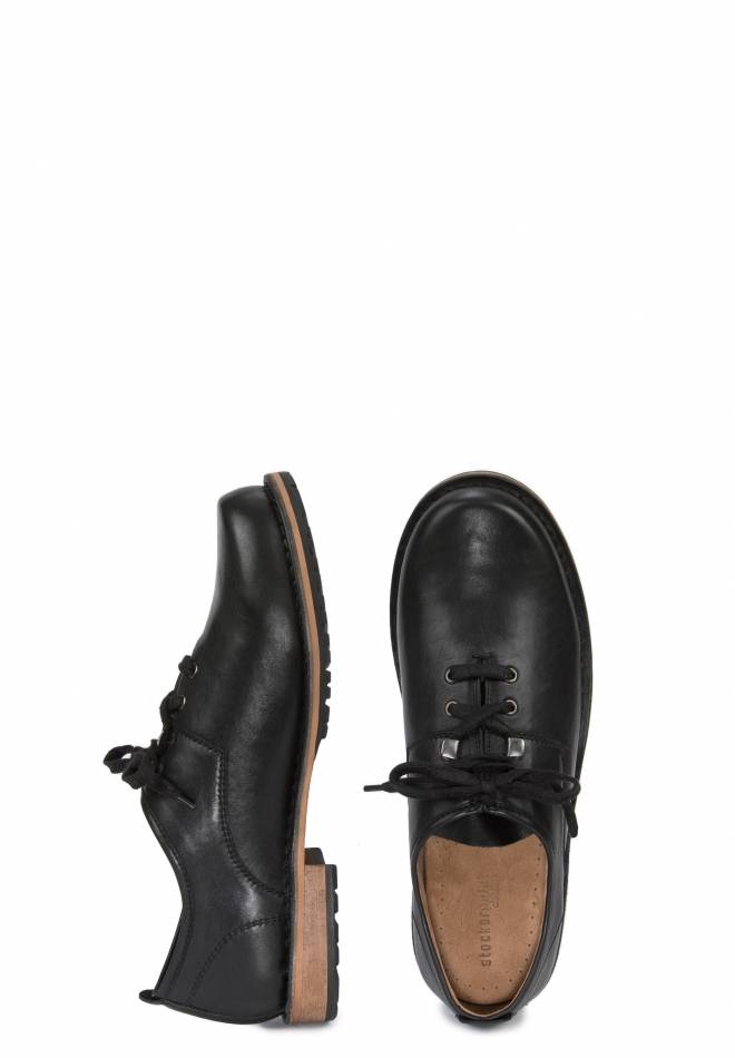 Stockerpoint Haferlschuh Marvin Schwarz Nappa 40