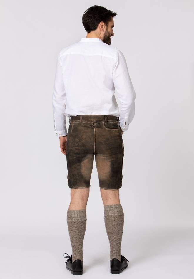 Stockerpoint Hose Almbräu Sepia Raw-schwarz 46