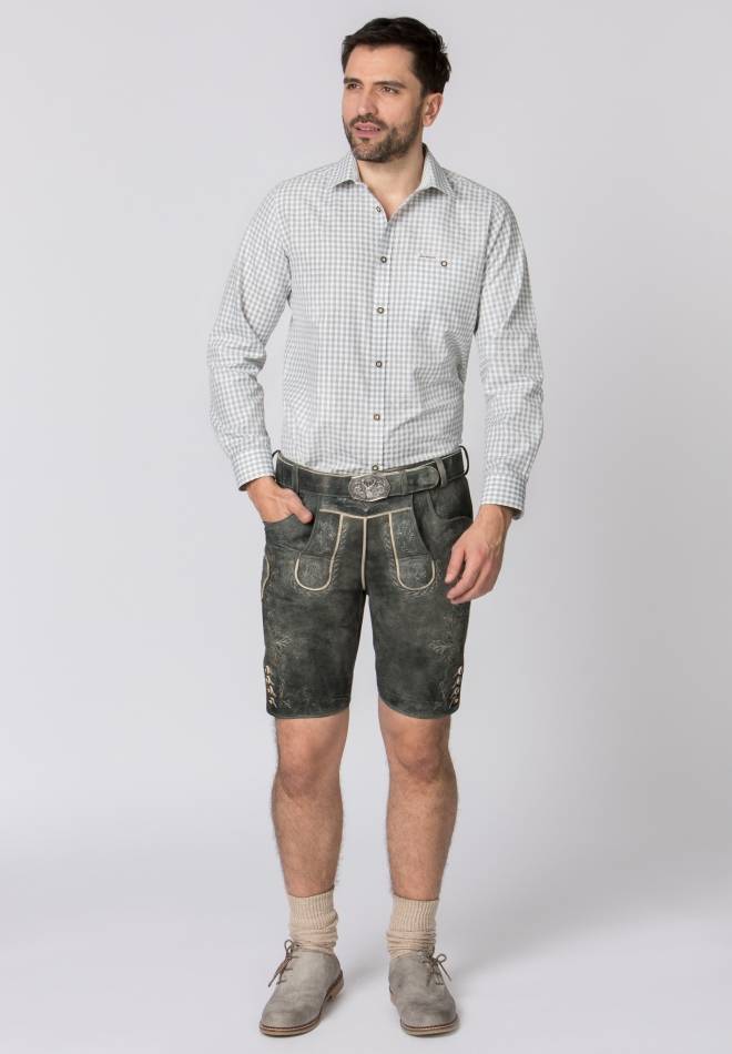 Stockerpoint Hose Oliver grau gespeckt 54