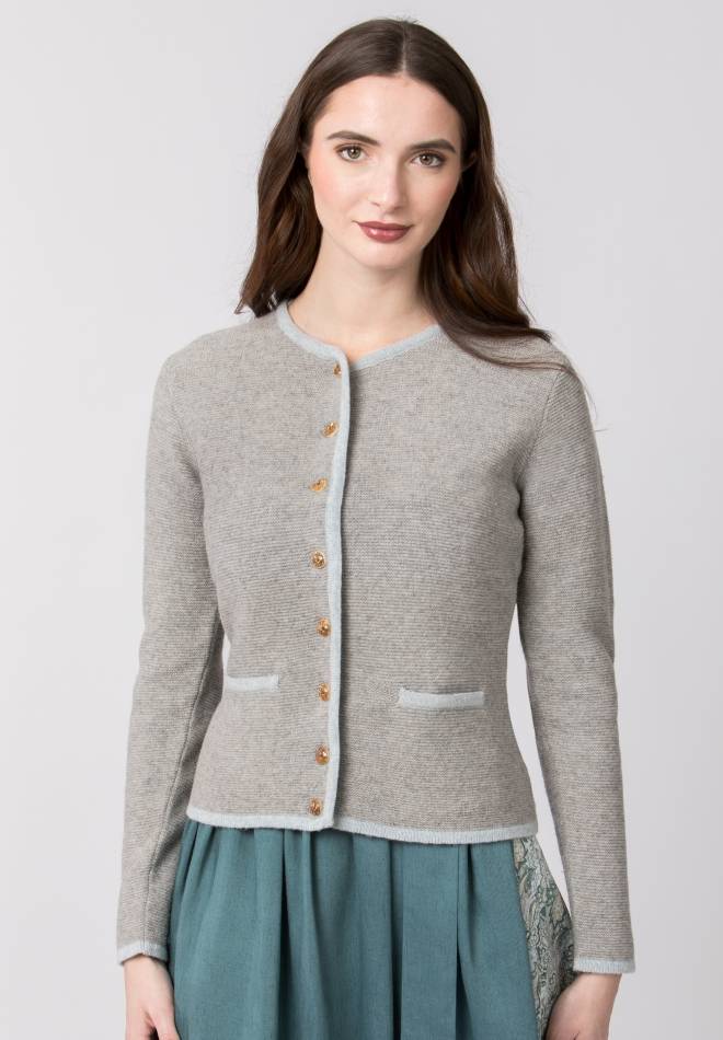 Stockerpoint Jacke Caro Grau-hellblau 34