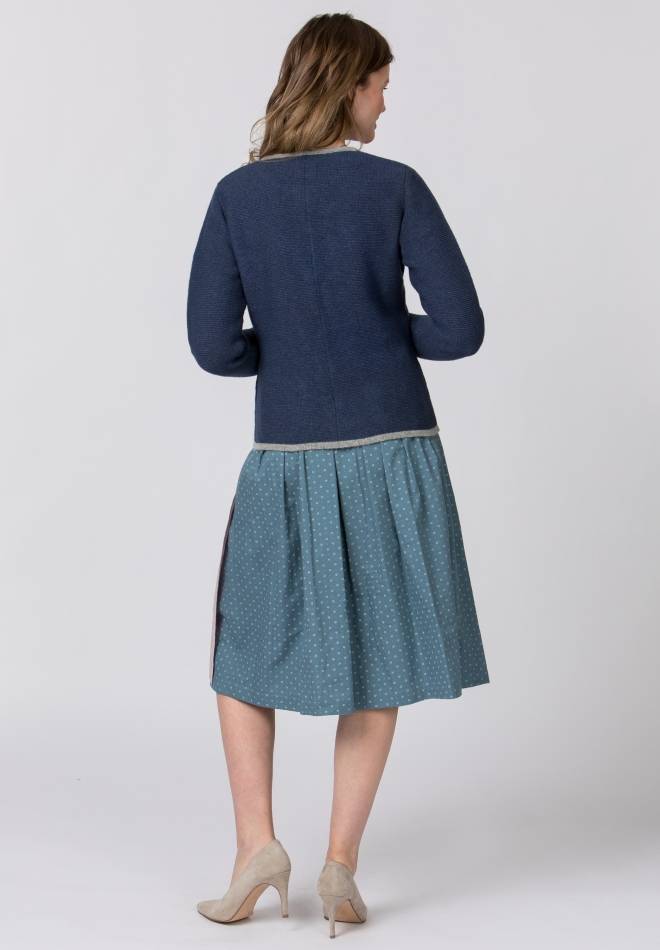 Stockerpoint Jacke Caro Nachtblau-grau 34