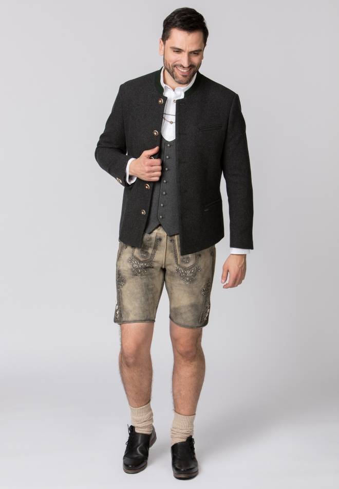 Stockerpoint Jacke Conrad anthrazit-tanne 44