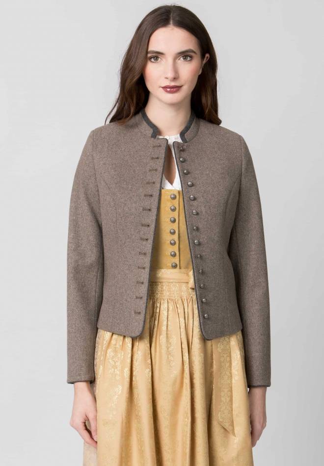 Stockerpoint Jacke Elisabeth Nuss-grau 36