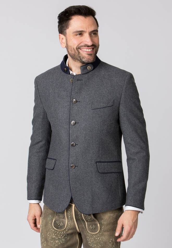 Stockerpoint Jacke Luciano Stein-blau 44