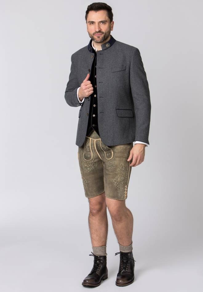 Stockerpoint Jacke Luciano stein-blau 44