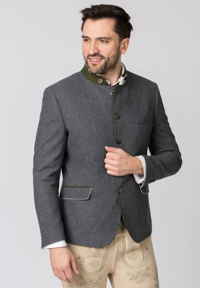 Stockerpoint Jacke Luciano Stein-grün 44