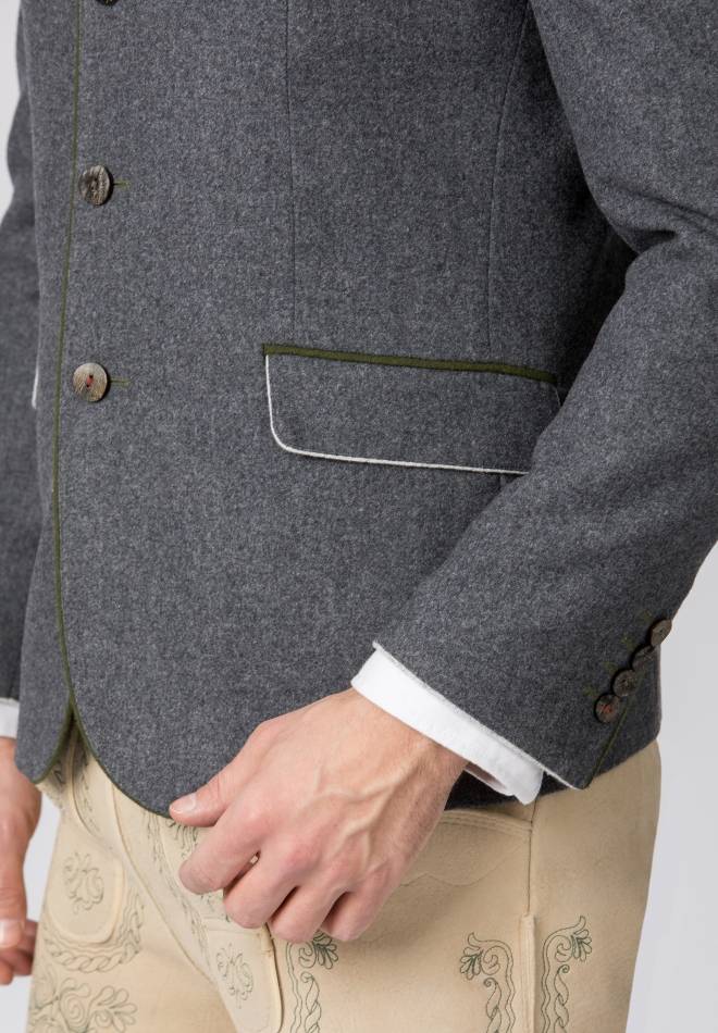 Stockerpoint Jacke Luciano Stein-grün 44