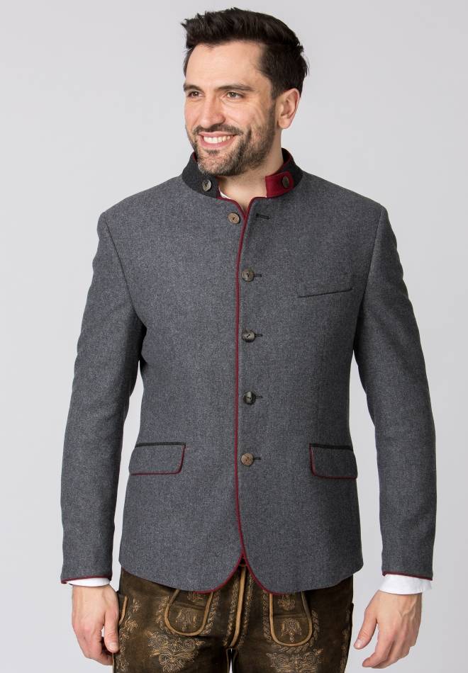 Stockerpoint Jacke Luciano stein-rot 44