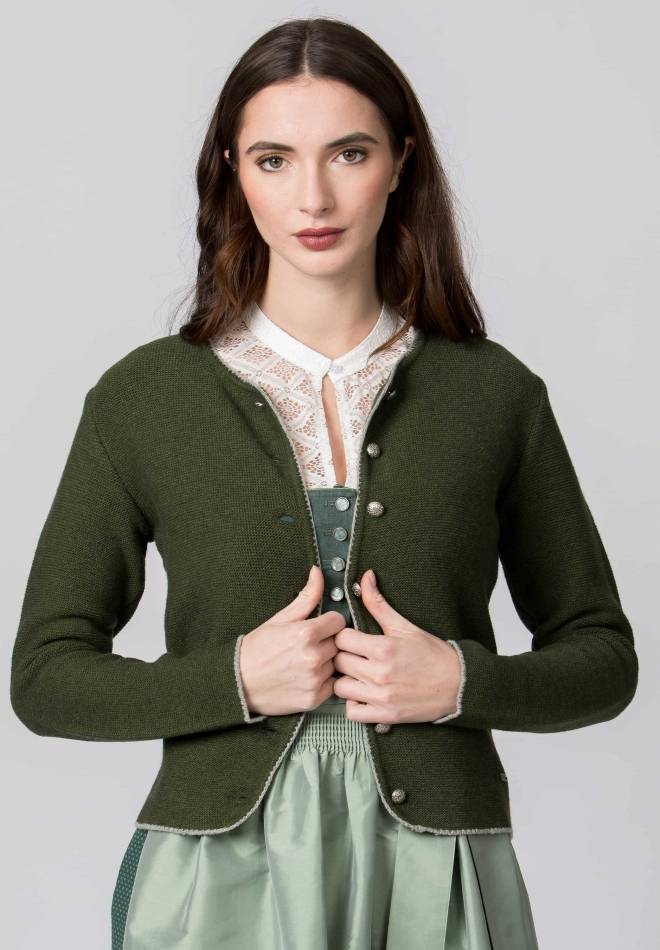 Stockerpoint Jacke Marissa Moosgrün-grau 34