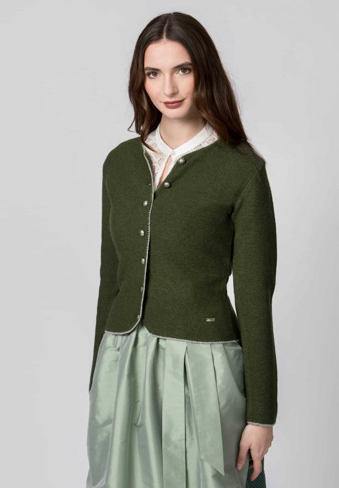 Stockerpoint Jacke Marissa Moosgrün-grau 34