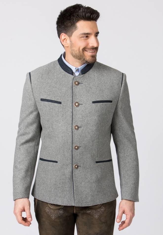 Stockerpoint Jacke Stachus Hellgrau-blau 52