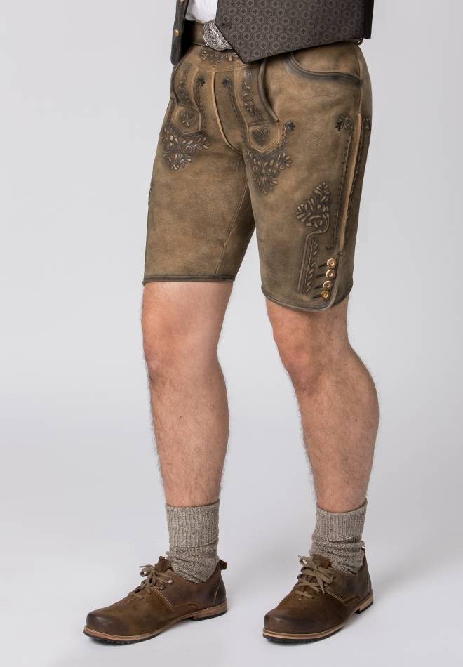 Stockerpoint Lederhose Artur Ahorn Gespeckt 44