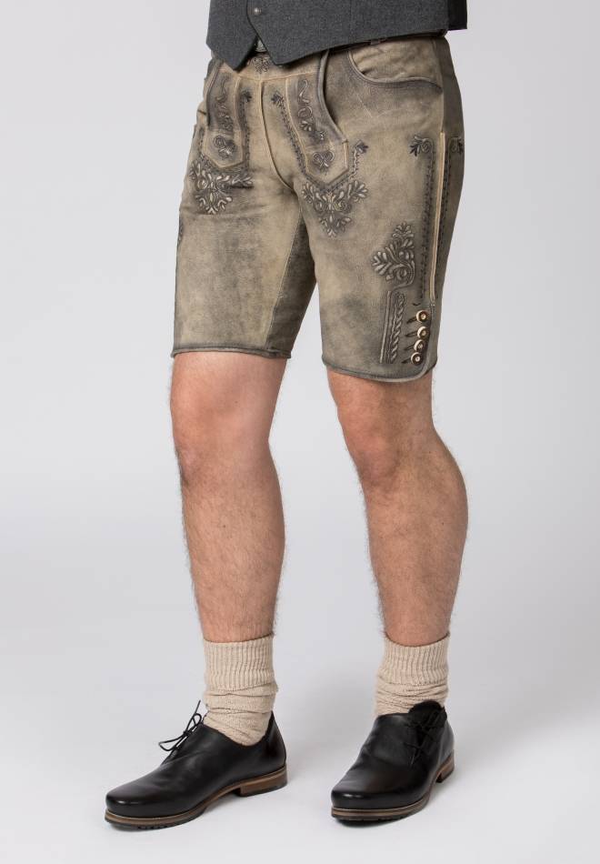 Stockerpoint Lederhose Artur Buche Gespeckt 44