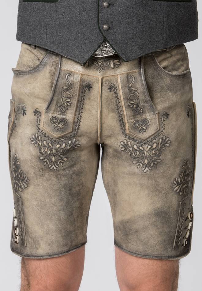 Stockerpoint Lederhose Artur Buche Gespeckt 44
