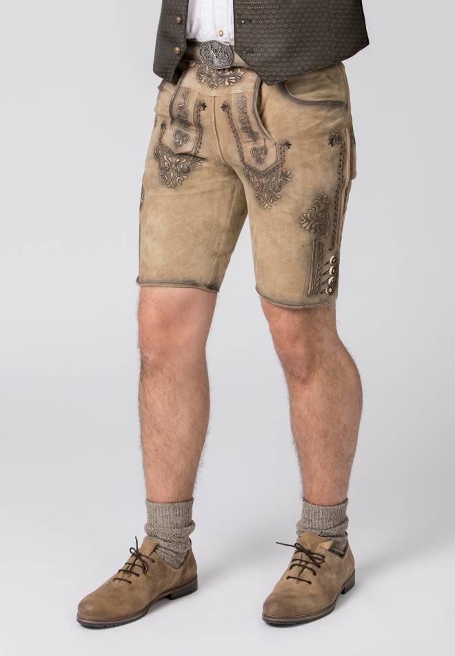 Stockerpoint Lederhose Artur Esche Gespeckt 44