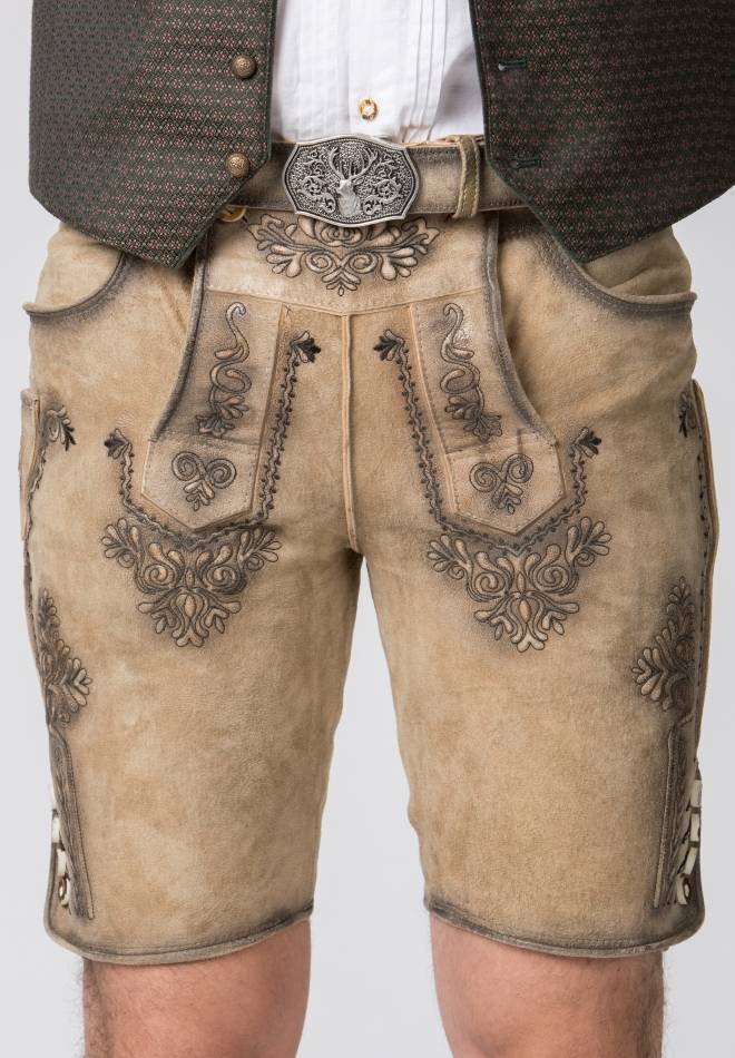 Stockerpoint Lederhose Artur Esche Gespeckt 44