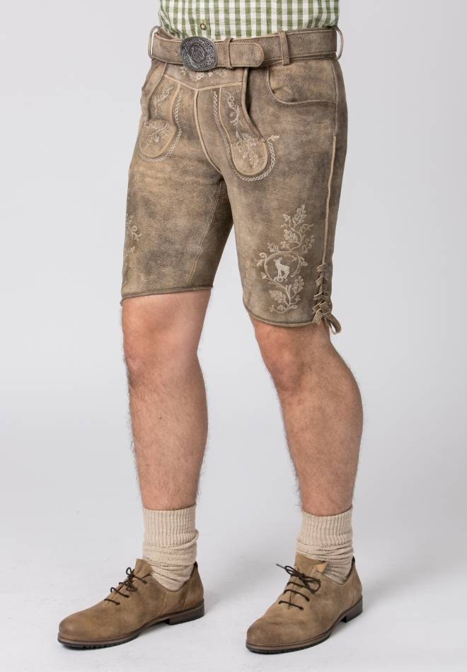 Stockerpoint Lederhose Girgl Schilf Gespeckt 44