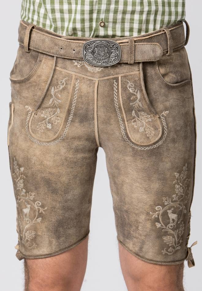 Stockerpoint Lederhose Girgl Schilf Gespeckt 44