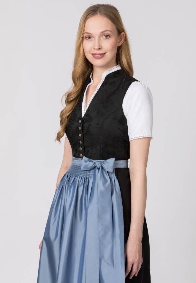 Stockerpoint Schürze Kristin Rauchblau 1 (34-38)