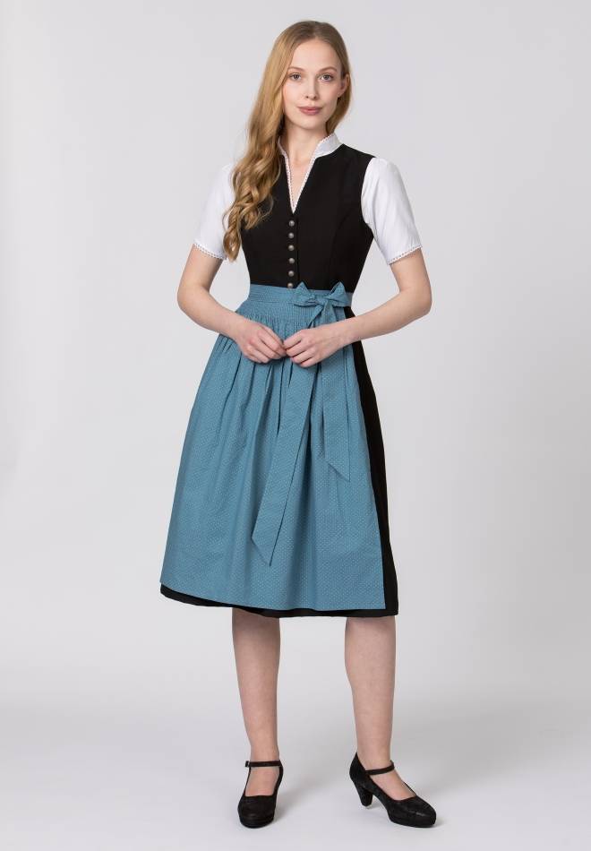 Stockerpoint Schürze Molina rauchblau 1 (34-38)