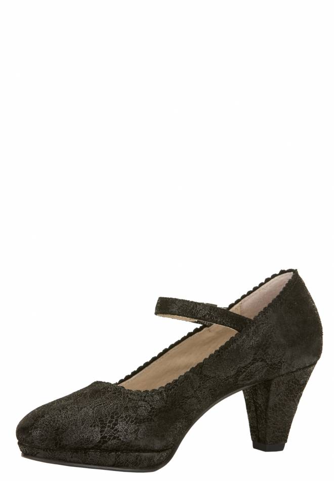 Stockerpoint Trachten Pumps 5058 Schwarz 37