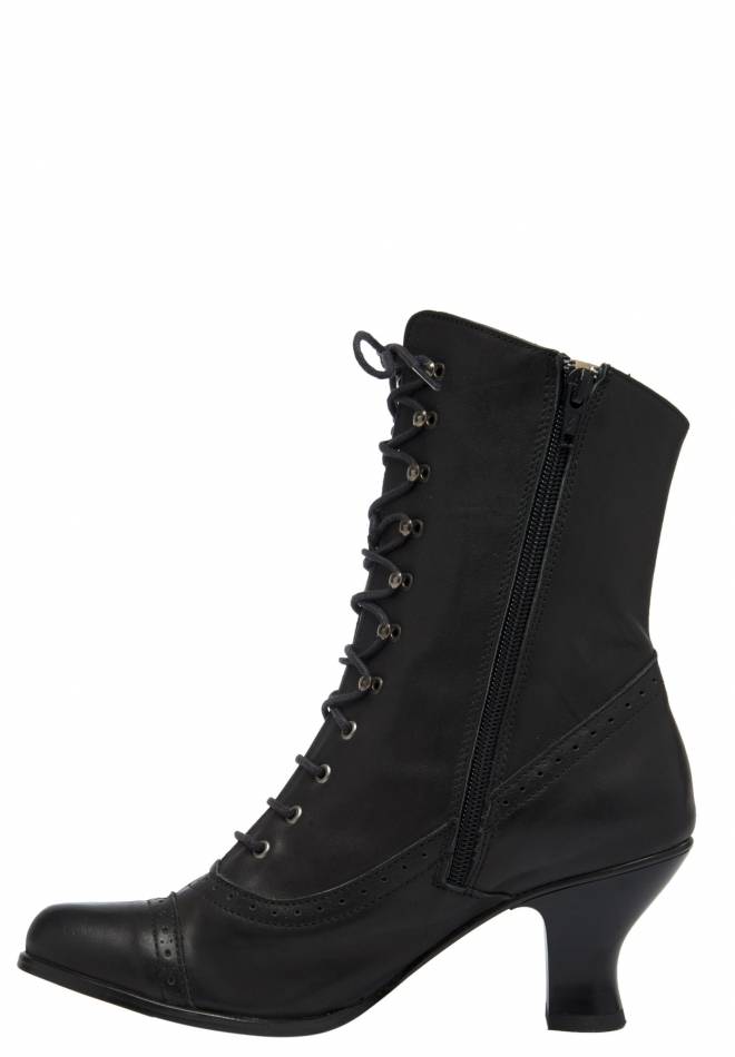 Stockerpoint Trachtenstiefel 4490 Schwarz Nappa 36