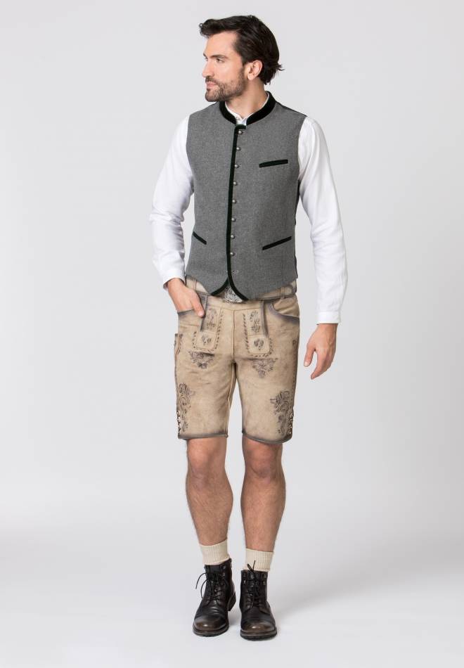 Stockerpoint Weste Alonso grau-forest 56