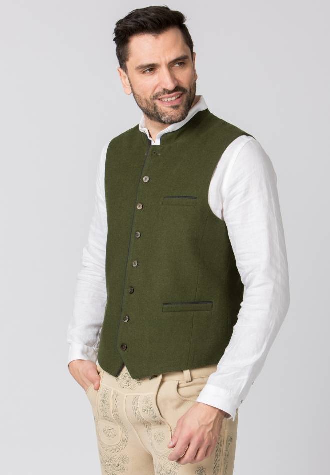 Stockerpoint Weste Eros Grün-anthrazit 52