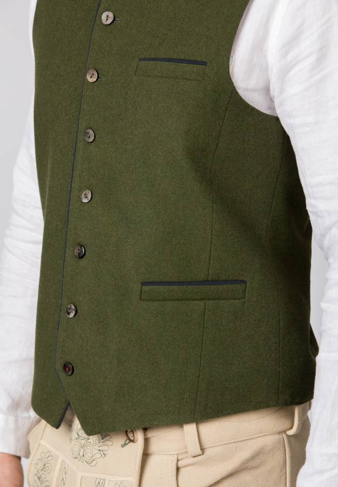 Stockerpoint Weste Eros Grün-anthrazit 52