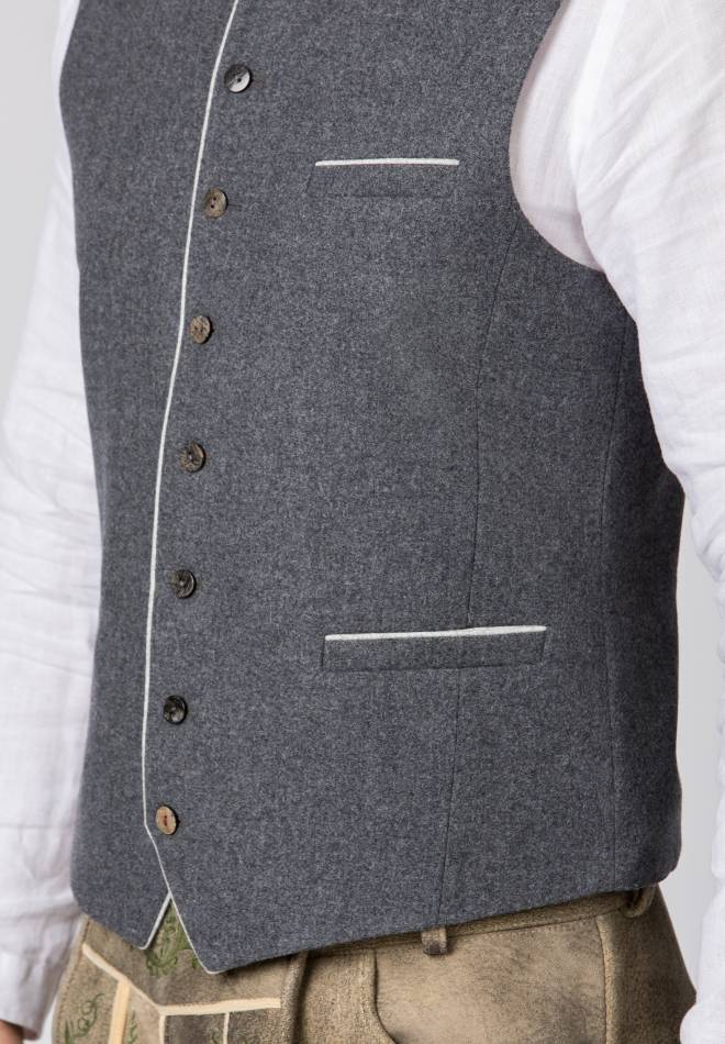 Stockerpoint Weste Eros Stein-hellgrau 50