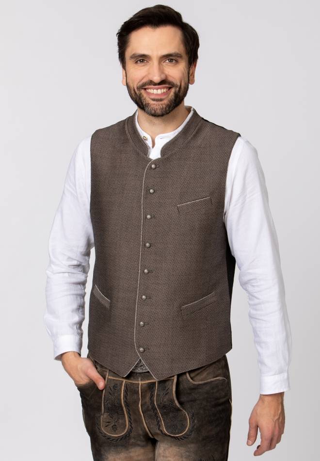 Stockerpoint Weste Loris Braun 44